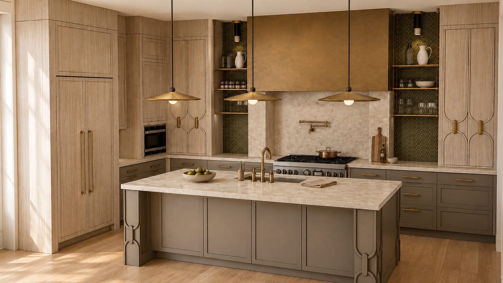 Lakeview - Ladbrooke 1 kitchen interior rendering