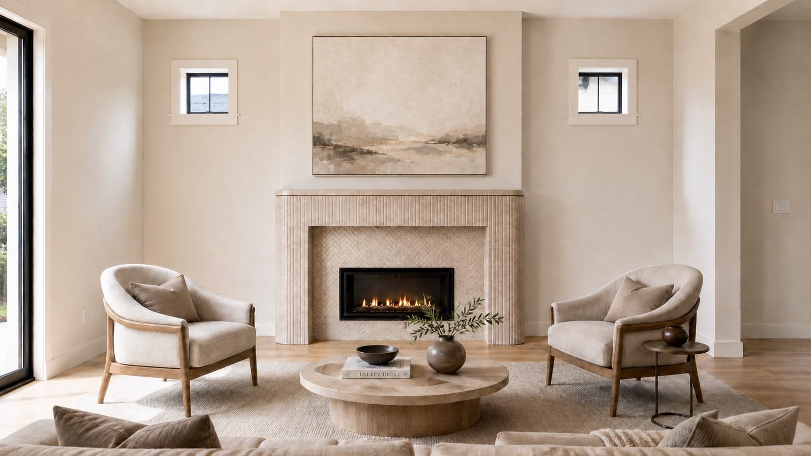 Lakeview - Ladbrooke 1 great room interior rendering
