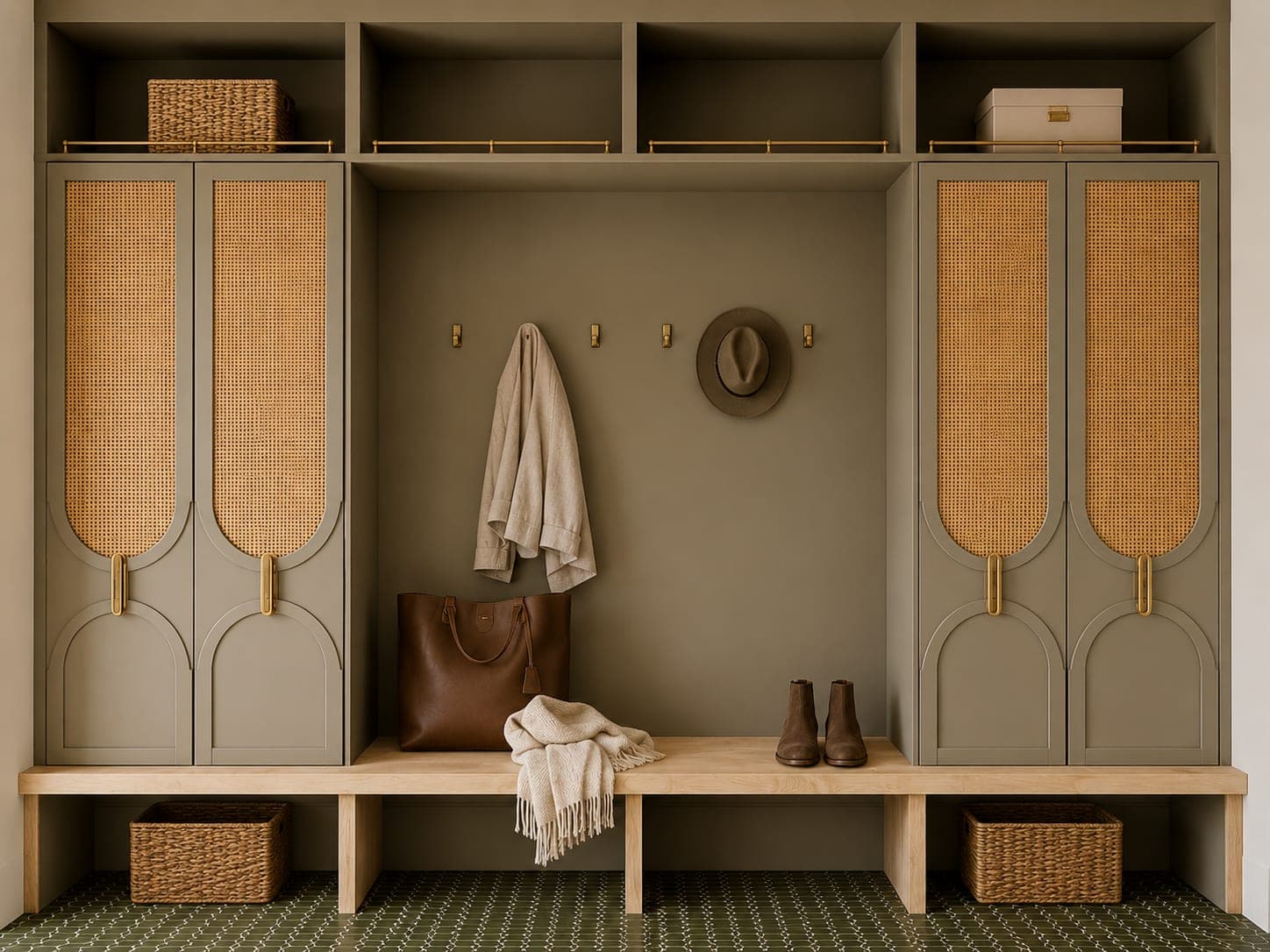 Lakeview - Ladbrooke 1 mudroom interior rendering